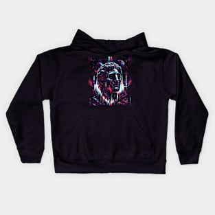 Vaporwave Greek God Kids Hoodie